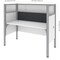 Bestar Bestar Pro-Biz 63W Single Office Cubicle with Gray Tack Board and High Privacy Panels in white 100871DG-17 - alternate 7